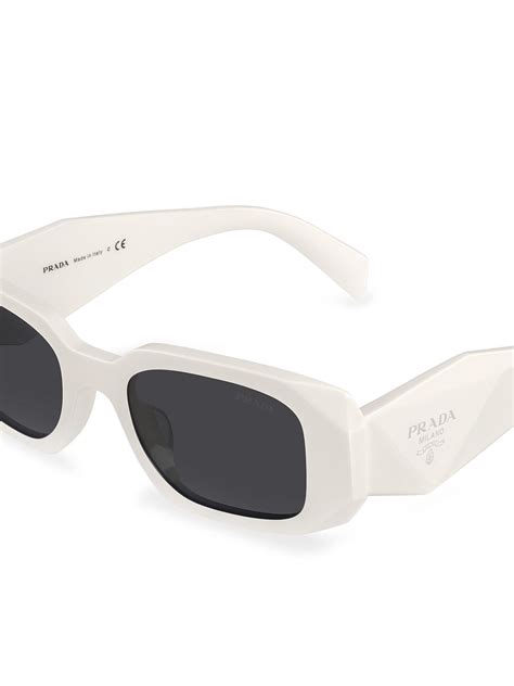 white prada glasses